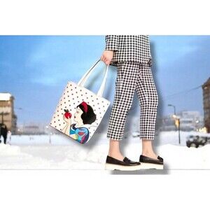 NWT DISNEY x KATE SPADE SNOW WHITE WAVERLY TOTE SAFFIANO LEATHER HANDBAG New
